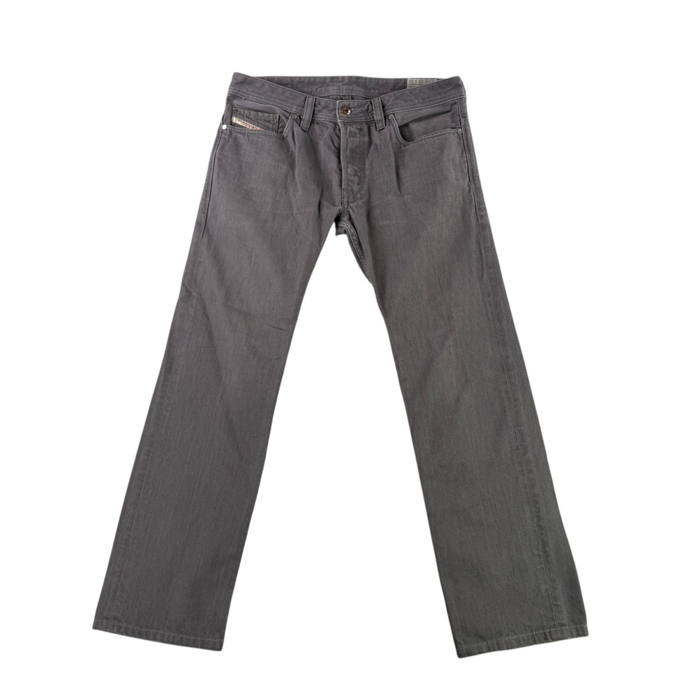 Diesel Safado Jeans Mens 31x30 Gray Regular Slim Straight Wash 008QU Button Fly
